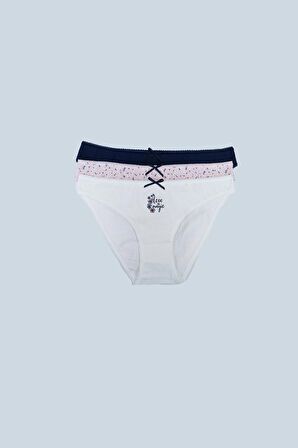 3'lü Paket Paradıse 2700 Pamuklu Basic Desenli Brief Külot