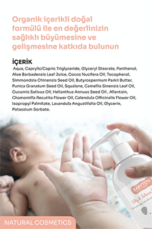 Babyton Bebek & Çocuk Doğal Yüz ve Vücut Losyonu 250 ml