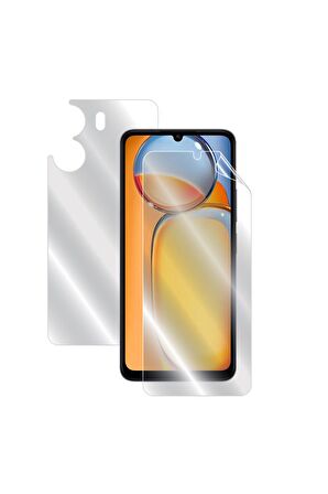 Xiaomi Redmi 13c / Poco C65 Hydrogel (İNCE TPU) Tam Kaplama (EKRAN VE ARKA KORUMA)