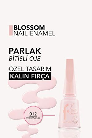 Flormar Blossom Yoğun Pigmentli & Uzun Süre Kalıcı Parlak Bitişli Oje