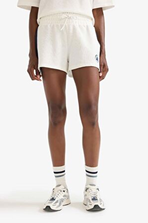 DeFactoFit NBA Boston Celtics Standart Fit Kısa Paça Waffle Şort