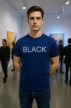 Erkek Slim Fit Bisiklet Yaka T-shirt