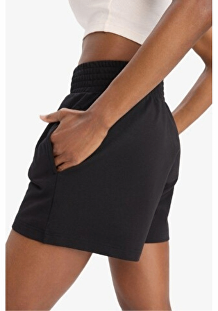 DeFactoFit Oversize Geniş Kalıp Kısa Paça Sporcu Şort C6135AX25SMBK81