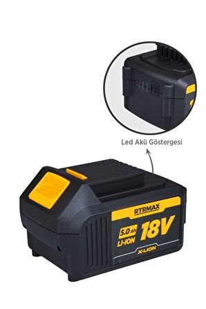 RTX1805 X-Lion Akü Yedek Batarya 5.0 Ah