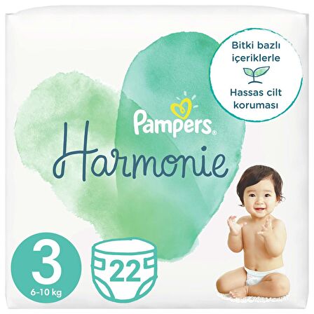 Prima Pampers Harmonie Bebek Bezi 3 Beden 22 Li