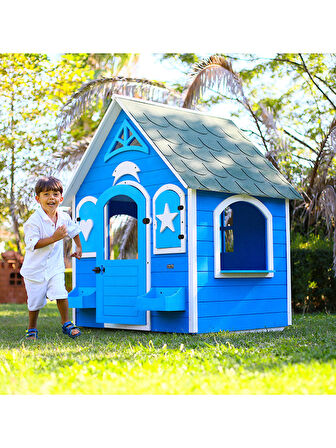 “MANDU” Ahşap Oyun Evi (Playhouse) “Bodrum”