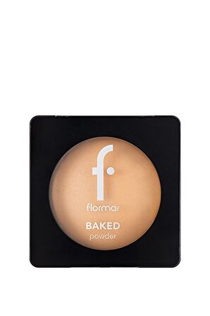 Flormar Yoğun Pigmentli Fırınlanmış Mat Pudra  - Baked Powder - 034 Honey Beige - 8682536053617