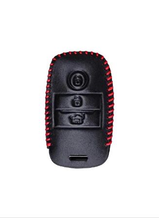 Kia Rio Ceed Soul Sportage Sorento Carens Picanto Deri Anahtar Koruma Kılıfı Ve Örgü Anahtarlık