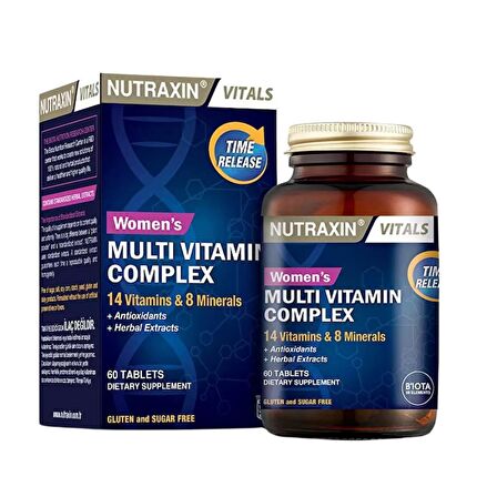 Multivitamin Kadın, Multivitamin & Mineral Complex 60 Tablet