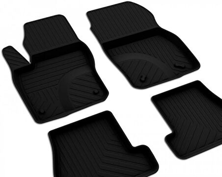 Ford Focus 3.5 Makyajlı Sedan Ferrous 4D Havuzlu Kauçuk Paspas 2015 2019