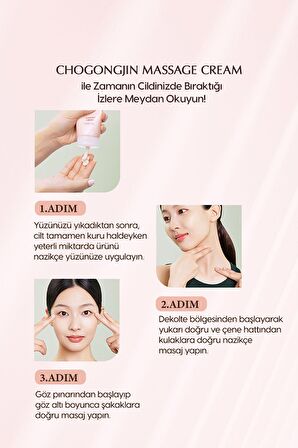 Arındırıcı, Nemlendirici, Besleyici ve Yaşlanma Karşıtı Masaj Kremi CHOGONGJIN Massage Cream