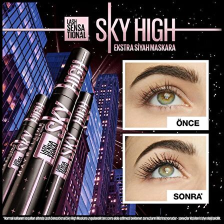Maybelline New York Lash Sensational Sky High Cosmic Black Maskara