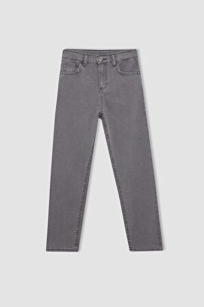 DeFacto Erkek Çocuk Loose Fit Standart Paça Jean Pantolon B5613A824SMNM18
