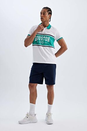 DeFactoFit Standart Fit Sporcu Basic Düz Kısa Paça Şort C0427AX24SMNV146