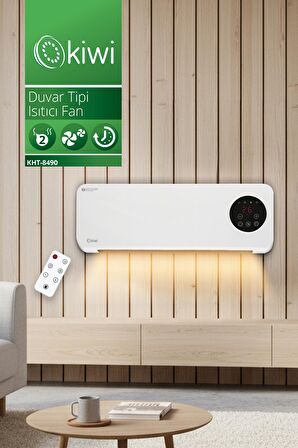 Kiwi Duvar Tipi Isıtıcı Fan