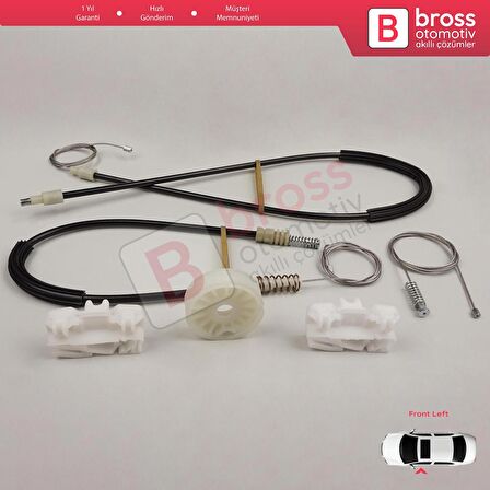 VW Sharan Seat Alhambra MK1 1995-2010 Ford Galaxy MK1 İçin Elektrikli Ön Sol Kapı Cam Kriko Seti