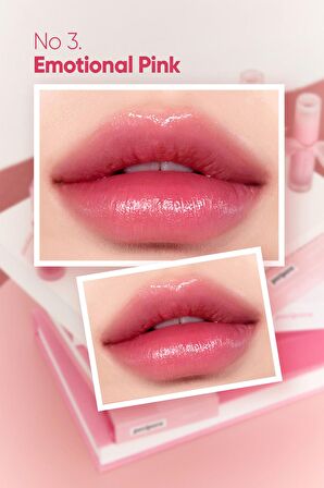Doğal Tonlarda, Uzun Süre Kalıcı, Işıltılı Tint Peripera Water Bare Tint (03 Emotional Pink)