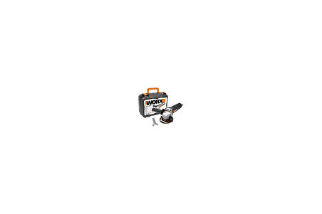 WORX WX718 açılı taşlama makinesi 900 W – Kompakt zımpara aleti, ayarlanabilir saplı ve titreşimsiz ek saplı, taşlama ve kesme için – disk çapı 125 mm – Rölanti devri 12000/m