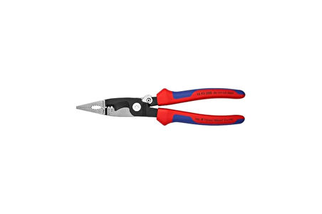 Knipex Elektrik Tesisat Pensesi Siyah Atramentize, Çok Komponentli Saplı 200 mm 13 92 200