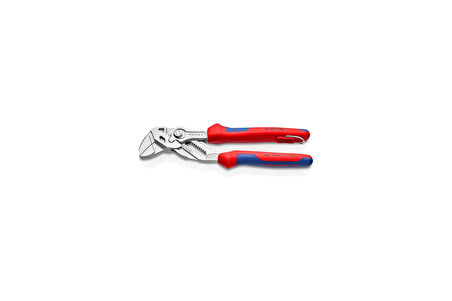 Knipex Pense Anahtarı Pense ve Anahtar Tek Alette, Krom Kaplamalı, Çok Bileşenli Saplı, 180 Mm'Lik Düşmeye Karşı Koruma Cihazının Takılması Için Bağlantı Halkalı 86 05 180 T