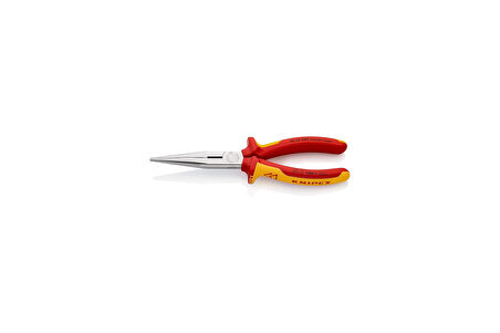 Knipex kargaburun, keskin uçlu krom kaplamalı, çok bileşenli manşonlarla izole edilmiş, VDE testli 200 mm 26 16 200 SB