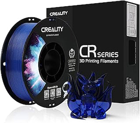 Creality Resmi PETG Filament 1,75 mm, PETG 3D Yazıcı Filamenti, 1 kg Makara, Dolaşmayan 3D Baskı Malzemeleri, Boyut Hassasiyeti +/- 0,03 mm, Çoğu 3D FDM Yazıcı için Uygun