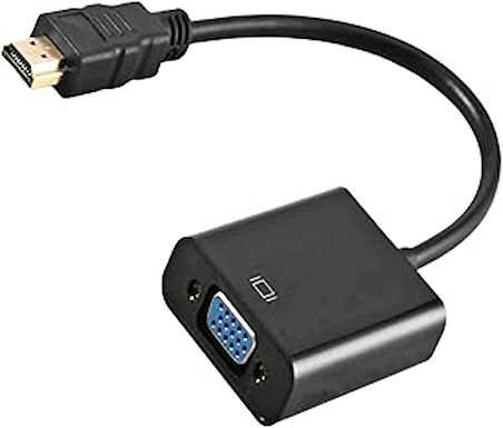 Kyrotech HDMI VGA Dönüştürücü, PC, Monitör, Projektör, HDTV, Xbox, Televizyon ve Daha Fazlası İçin Uyumlu