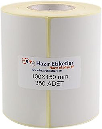 hazır etiketler , hazır al hızlı al Kargo Etiketi Eko Termal Rulo Etiket 100mm X 150mm 350 Adet Direk Termal Transfer Etiketi