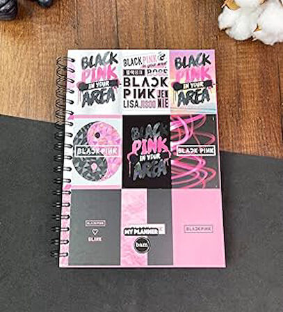 Black Pink Tasarımlı Konuşan Ajanda ve 1 Adet Hediye Versatil Kalem