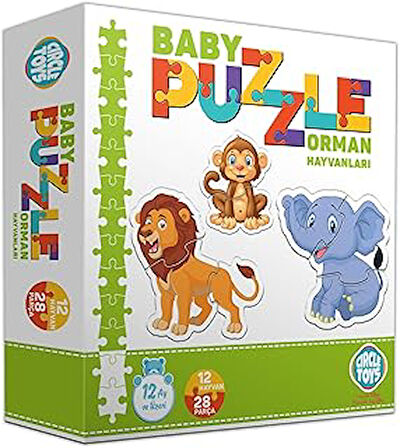 Circle Toys Baby Puzzle Orman Hayvanları