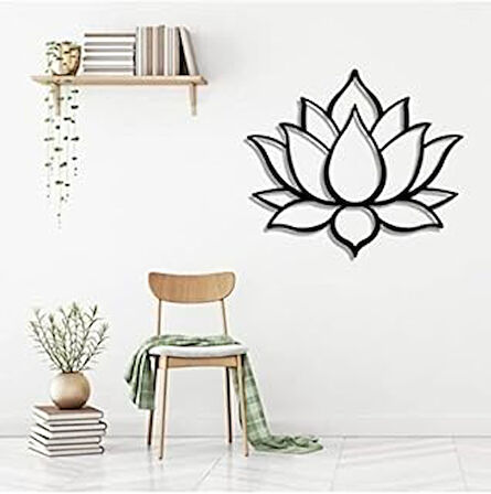 Walldeco Dekoratif Lotus Çiçeği Mdf Tablo