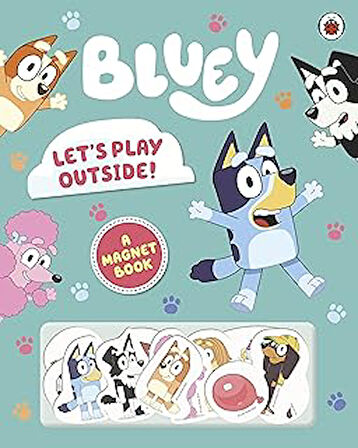 Bluey: Let's Play Outside!: Magnet Book