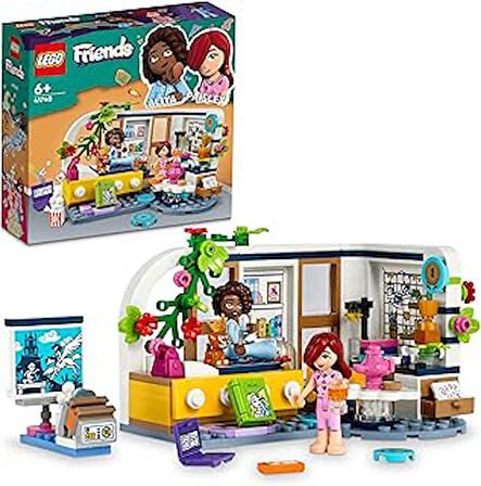 LEGO® Friends Aliya'nın Odası 41740-6 Yaş ve Üzeri Çocuklar için 2 Mini Bebek Karakteri İçeren Yaratıcı Oyuncak Yapım Seti