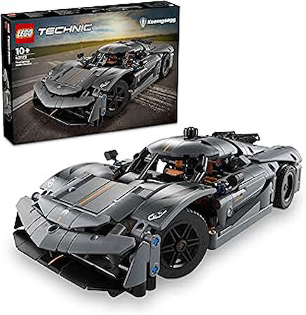 Technic Koenigsegg Jesko Absolut Gri Hiper Araba 42173 - Çocuklar için Oyuncak Yapım Seti