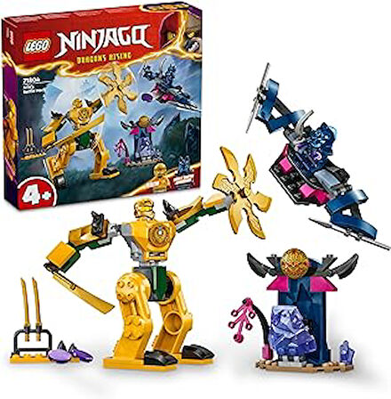 NINJAGO Arin’in Savaş Robotu 71804-4 Yaş ve Üzeri Çocuklar için Arin Minifigürü İçeren Yaratıcı Oyuncak Yapım Seti 71804