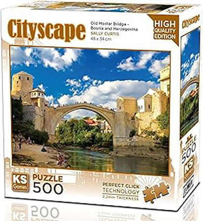 Ks Games 500 Parça Old Mostar Bridge Bosna-Hersek Puzzle