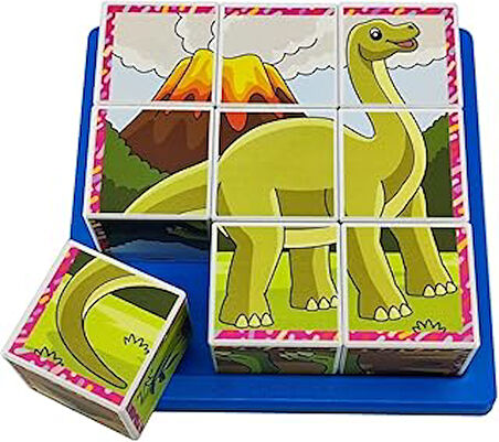 KÜPSS Dinozorlar 3D Puzzle Seri 1 -