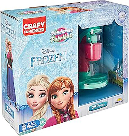 Crafy Frozen Dondurma Fabrikası Oyun Hamuru Seti 200 gr. 29 Parça