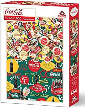 Art Puzzle Kapakların Yolculuğu, Coca-Cola-500 Parça Puzzle