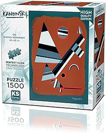 KS Games 1500 Parça Gris Puzzle