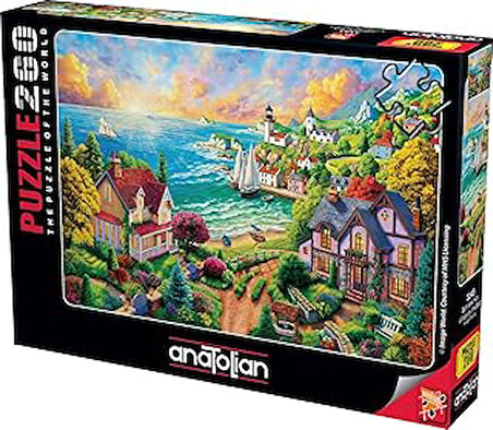 Anatolian 260 Parça Puzzle: Sahildeki Köy