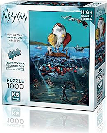 20709 Under The Water 1000 Parça Puzzle -KS Puzzle