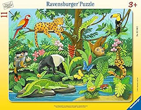 Ravensburger 51403 Çer Hayvanlar Puzzle, 11 Parça