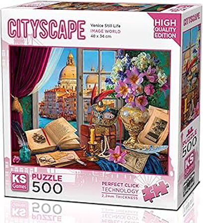 KS Games 500 Parça Venedik Natürmort Puzzle