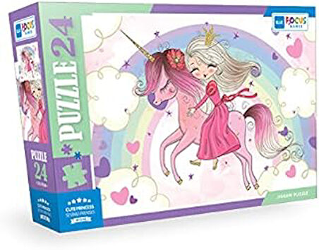 Blue Focus - Cute princess - Puzzle 24 Parça