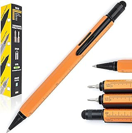 Monteverde Tool Pen Serisi MV35294 RB Multifunction Turuncu Roller Kalem