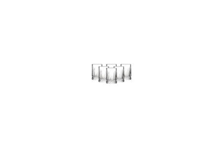 6 Adet Cam Tekila Bardağı - 60 ML Kristal Desenli, Çok Amaçlı Kahve Yanı, Su ve Meşrubat İçin Tekila Shot Bardağı