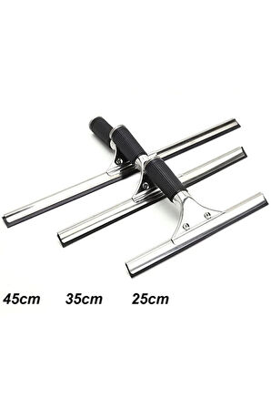 Cam Silme Seti 3 Boy Çekçek 3 Metre Metal Teleskopik Sap Sopa 35 Cm Peluş Aparat 1 Yedek Peluş