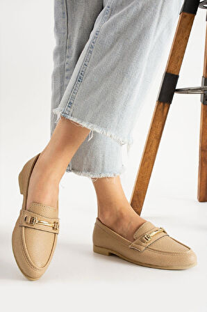 Kadın Babet Camel Suni Deri Babet Rahat Hafif Babet Günlük Babet 