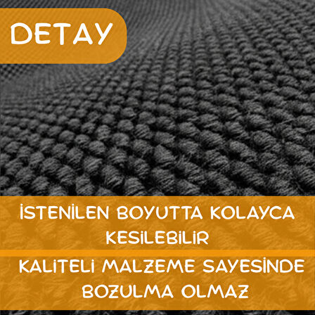 Beylini Çelik Halı Kaymaz Dayanıklı Kesilebilir Yoğun Trafik Alanları Ofis Iş Yolluk Araç Oto Paspası Zemin Döşeme Lateks Taban 9mm Kalınlık